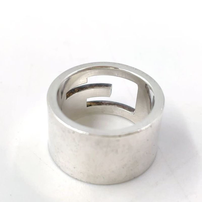 Gucci Branded G Wide Sv925 Silver Ring
