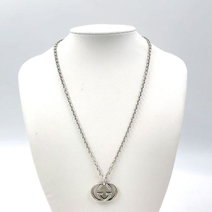 Gucci Interlocking G Sv925 Necklace Silver