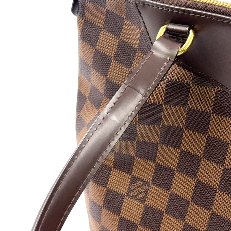 Louis Vuitton Westminster PM Damier Ebene Damier Ebene Leather × PVC Brown Tote