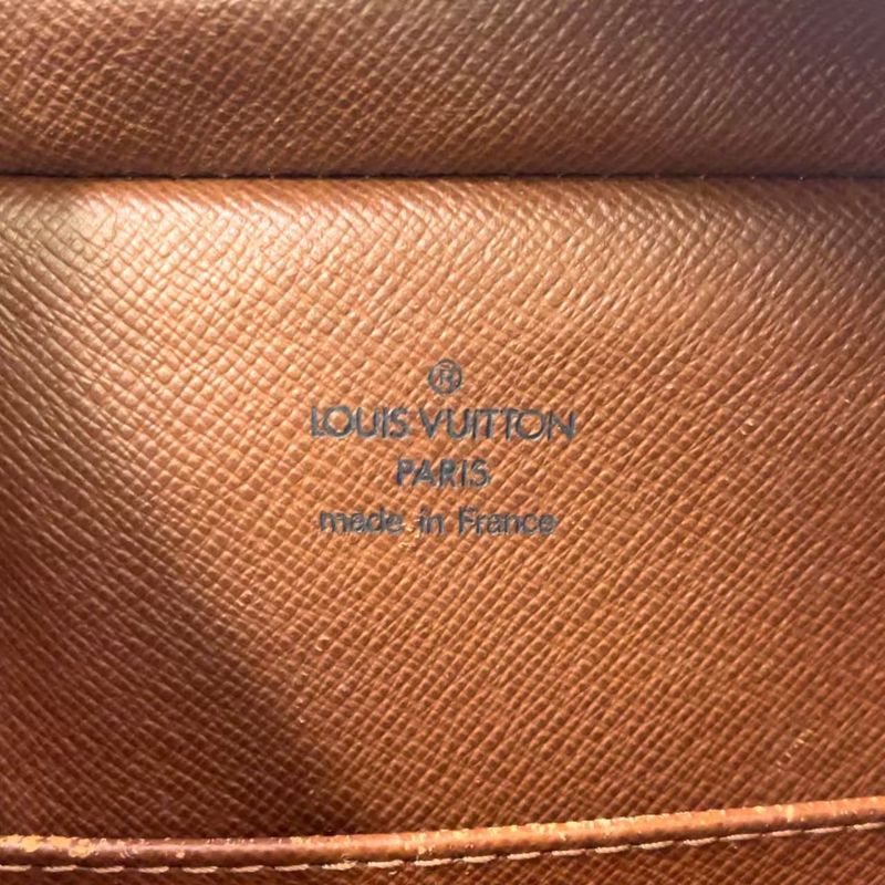 Louis Vuitton Cité MM Monogram Leather × PVC Brown Shoulder Bag Gold M51182