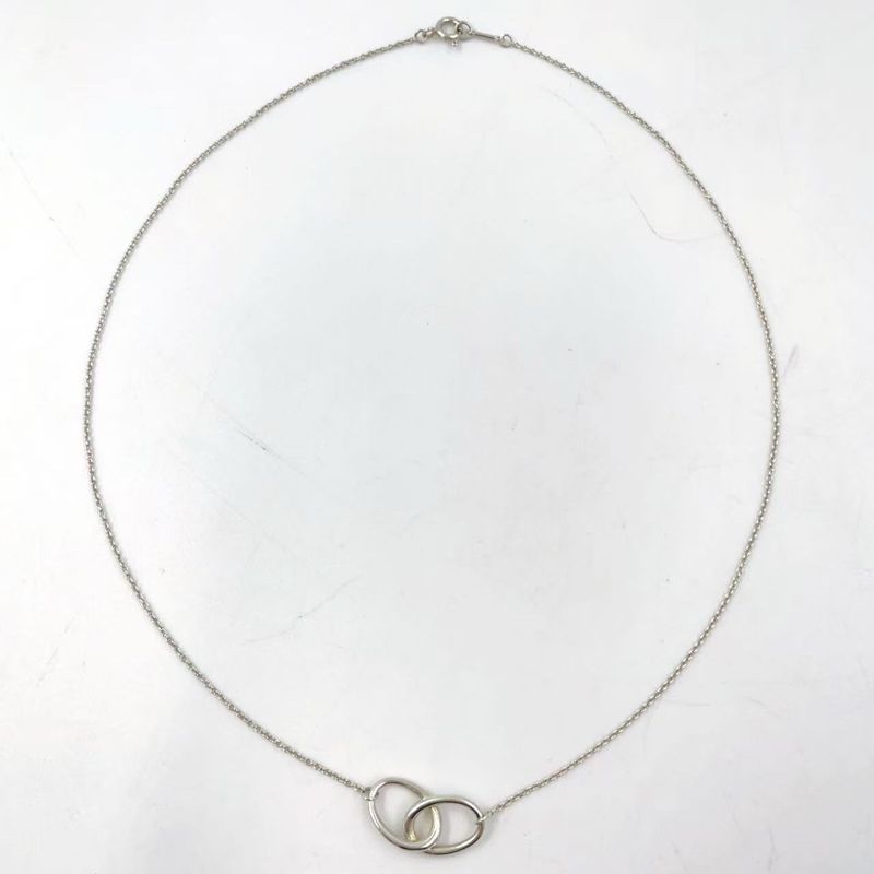Tiffany & Co Double Loop Sv925 Silver Necklace