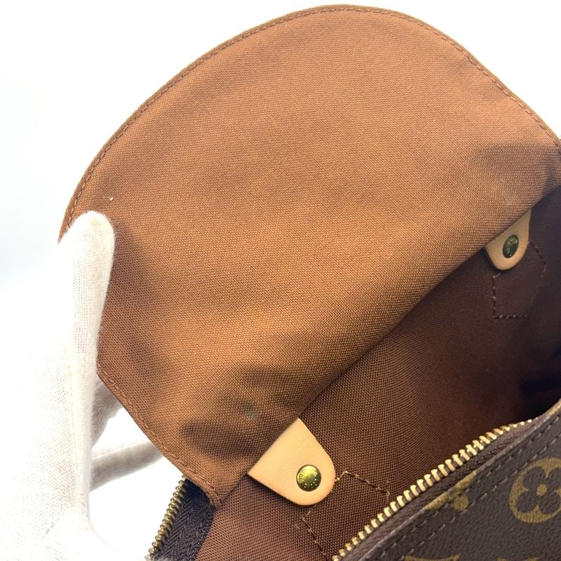 Louis Vuitton Speedy 30 Monogram Leather X PVC Brown Handbag Gold M41526