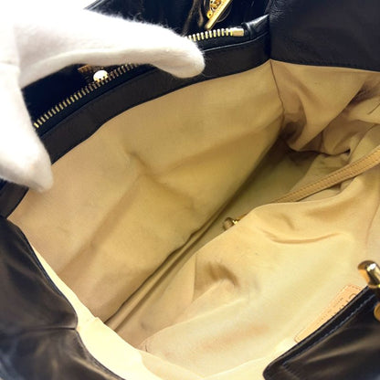 Chanel Matelasse In The Mix Chain 16th 2way Tote Bag Calf Black And Beige