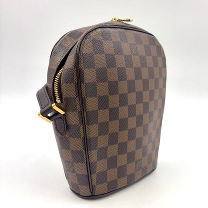 Louis Vuitton Ipanema PM Damier Ebene Damier Ebene Leather × PVC Brown Shoulder