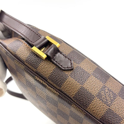 Louis Vuitton Ipanema PM Damier Ebene Damier Ebene Leather × PVC Brown Shoulder