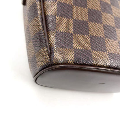 Louis Vuitton Ipanema PM Damier Ebene Damier Ebene Leather × PVC Brown Shoulder