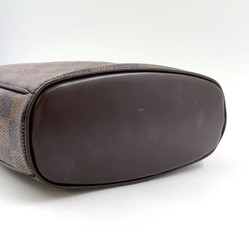Louis Vuitton Ipanema PM Damier Ebene Damier Ebene Leather × PVC Brown Shoulder