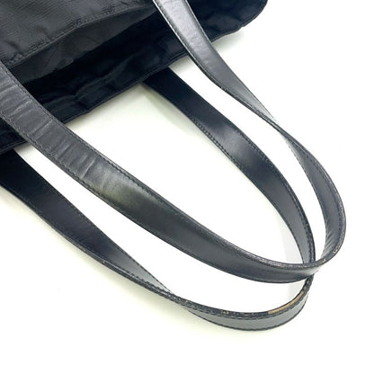 Chanel New Travel Line GM Serial No 9 Leather × Nylon Canvas Dark Brown × Black