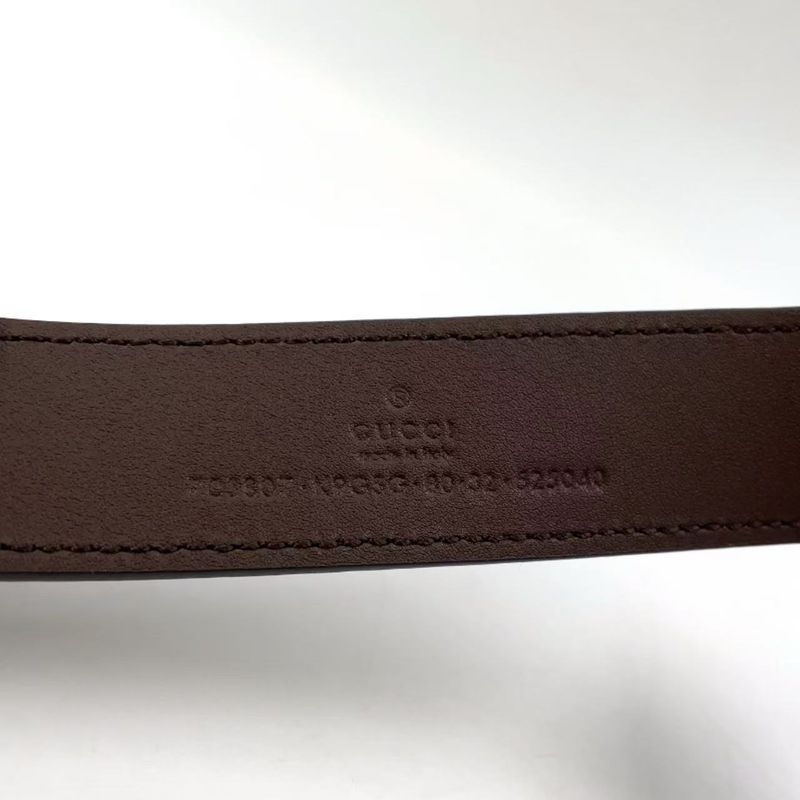 Gucci Blondi GG Supreme Belt Bag Leather X Canvas Brown Body Bag Gold 703807