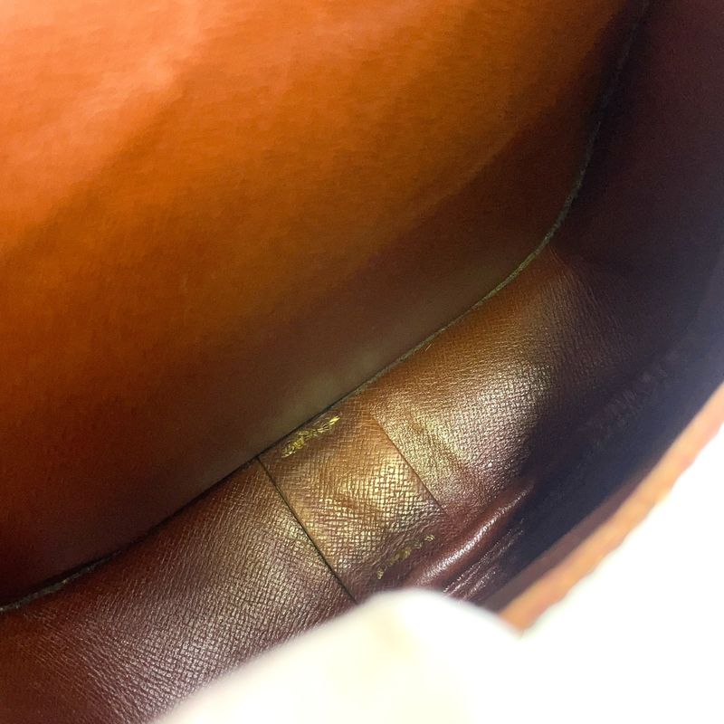 Louis Vuitton Cartesiere PM Monogram Leather × PVC Brown Shoulder Bag Gold