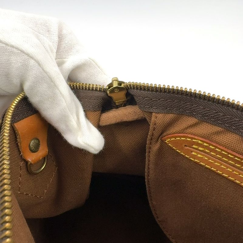 Louis Vuitton Speedy 25 Monogram Leather X PVC Brown Handbag Gold M41528