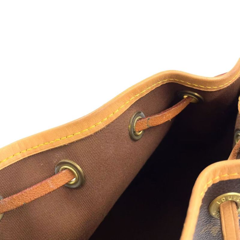 Louis Vuitton Mininoe Monogram Leather X PVC Brown Handbag M42227