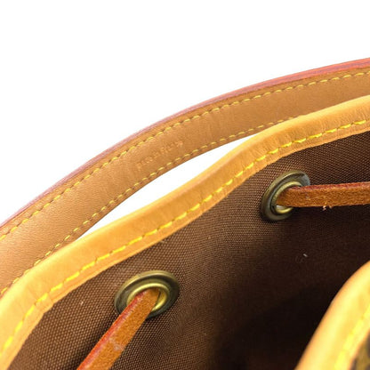 Louis Vuitton Mininoe Monogram Leather X PVC Brown Handbag M42227