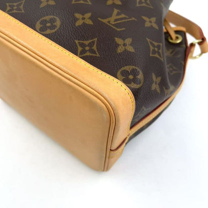 Louis Vuitton Mininoe Monogram Leather X PVC Brown Handbag M42227