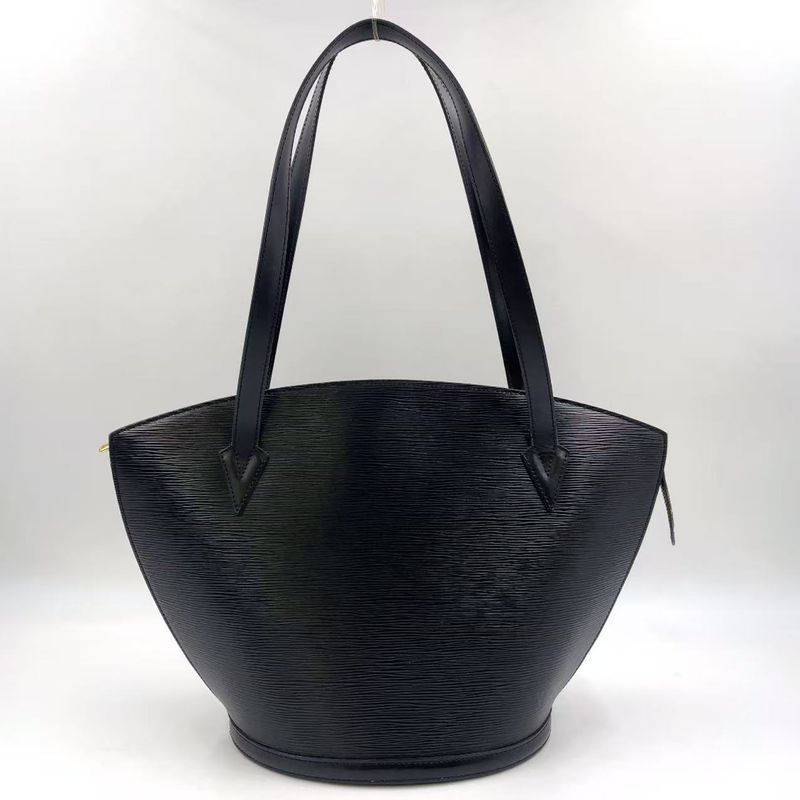 Louis Vuitton Saint-jacques Long Shoulder Epi Noir Black Leather Black Shoulder