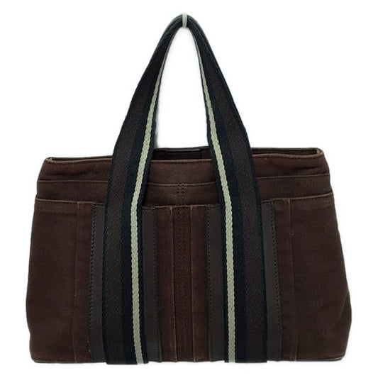 Hermes Tote Bag Troca Horizontal PM Dark Brown Leather