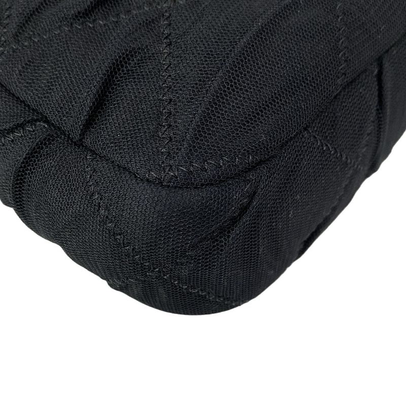 Chanel Shoulder Bag Single Flap Matelasse Black Chain Shoulder / Silver