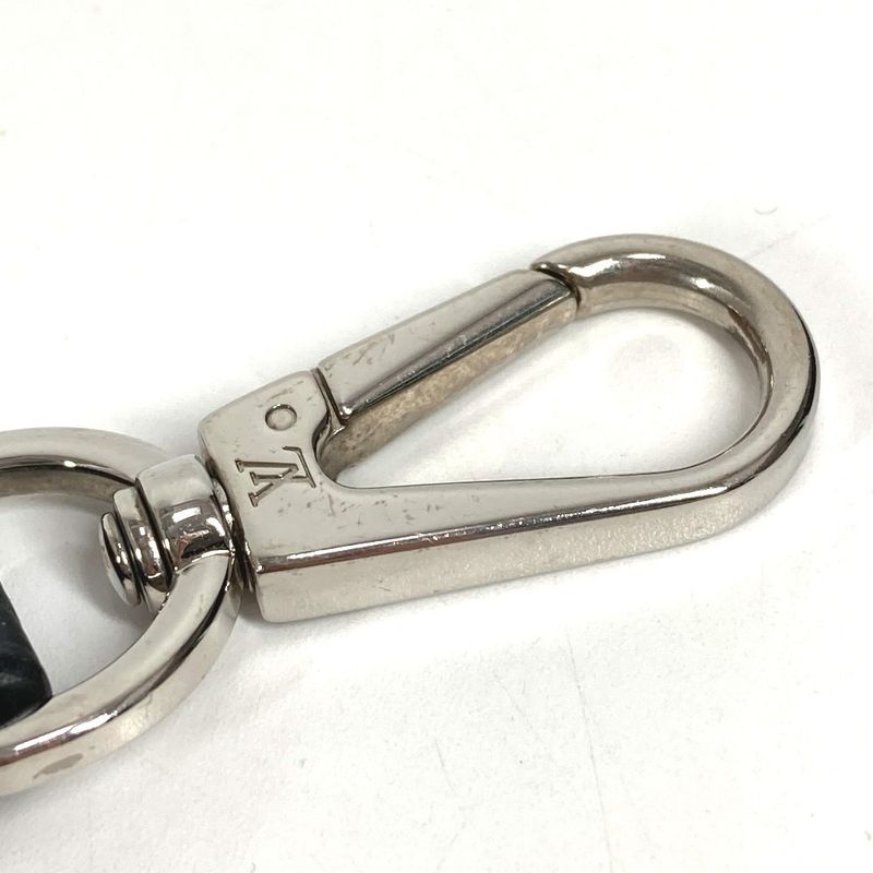 Louis Vuitton Shoulder Strap Studded Logo Leather Black