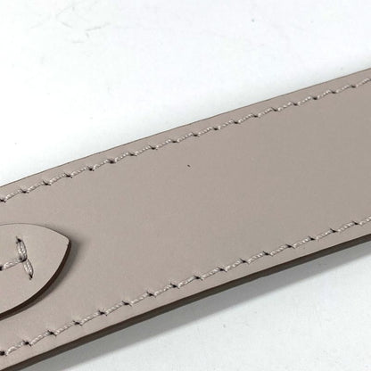 Louis Vuitton Shoulder Strap Leather Light Gray