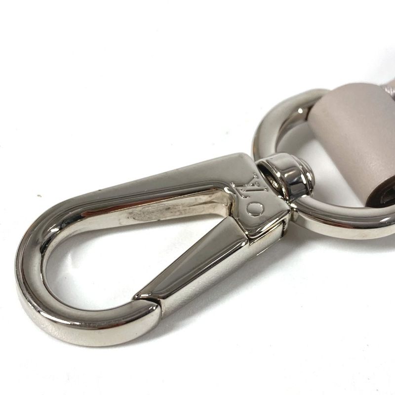 Louis Vuitton Shoulder Strap Leather Light Gray