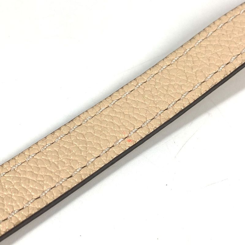 Louis Vuitton Shoulder Strap Leather Beige