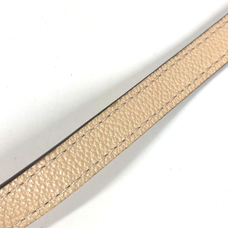 Louis Vuitton Shoulder Strap Leather Beige