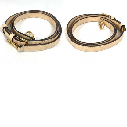 Louis Vuitton Shoulder Strap Leather Beige