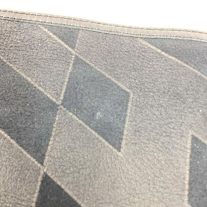 Hermes Scarf Leather Fur Leather Black