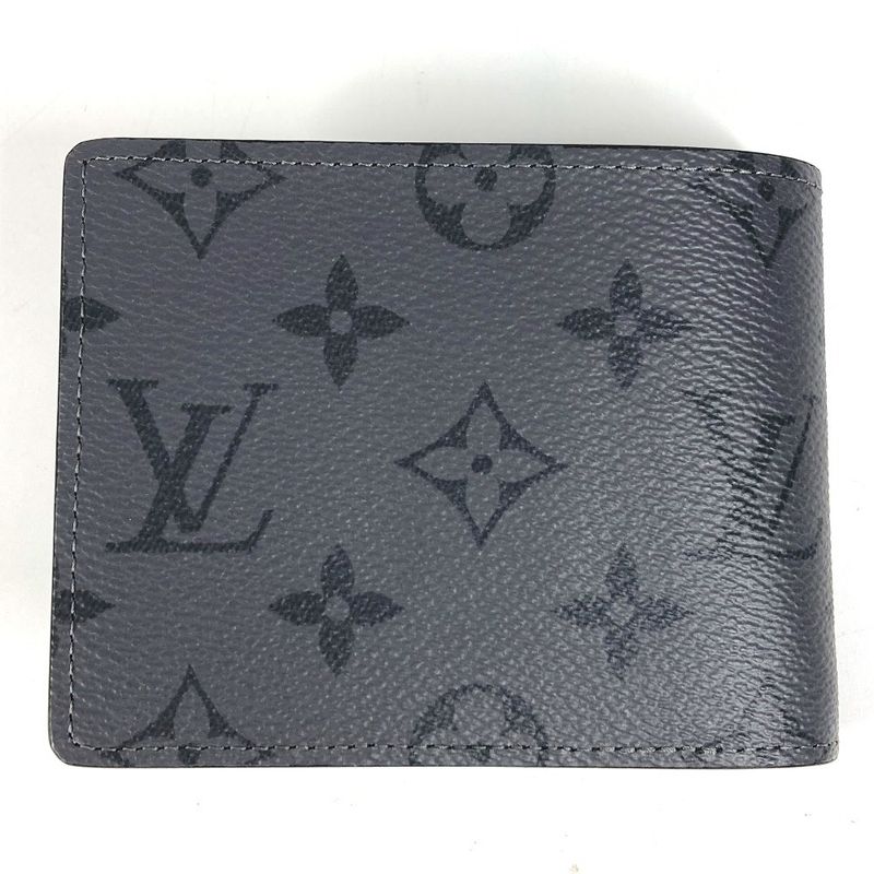 Louis Vuitton Portefeuille-scuffander M80906 Monogram Eclipse Canvas Gray
