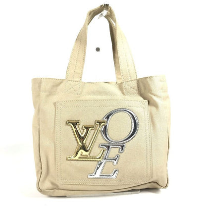 Louis Vuitton Tote Bag That's Love Logo M95468 Beige