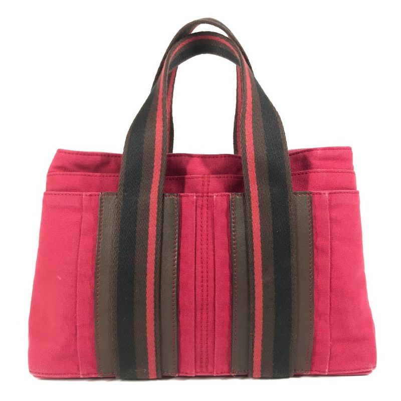 Hermes Tote Bag Troca Horizontal PM Troca Horizontal PM Cotton Red