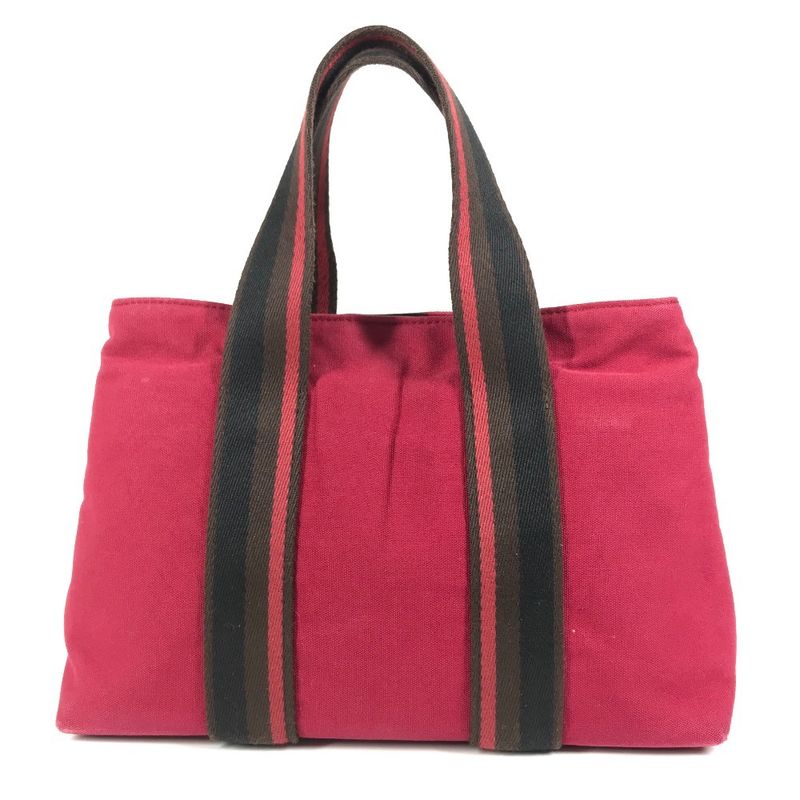 Hermes Tote Bag Troca Horizontal PM Troca Horizontal PM Cotton Red
