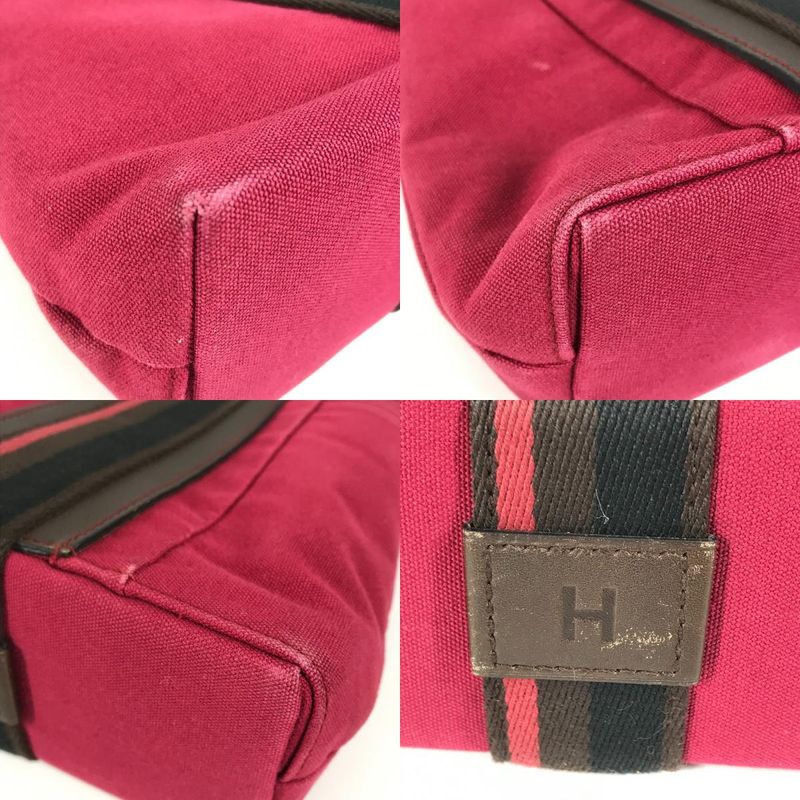 Hermes Tote Bag Troca Horizontal PM Troca Horizontal PM Cotton Red