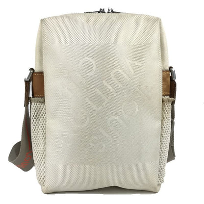 Louis Vuitton Shoulder Bag Weatherly M80637 Damier Geant Canvas White