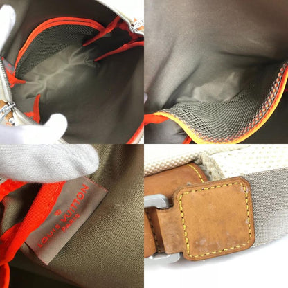 Louis Vuitton Shoulder Bag Weatherly M80637 Damier Geant Canvas White