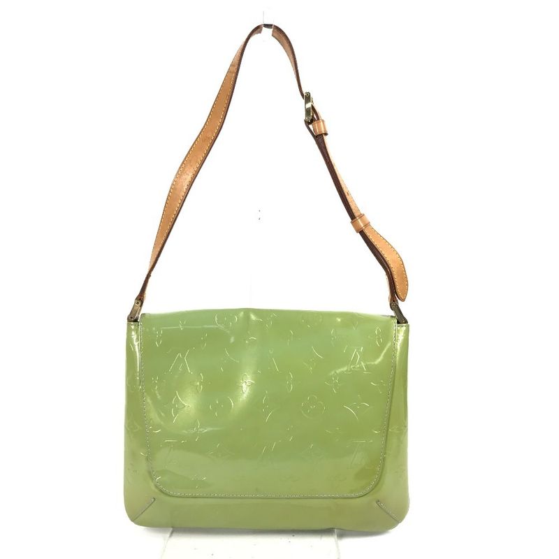 Louis Vuitton Shoulder Bag Thompson Street M91009 Monogram Vernis Baby Blue