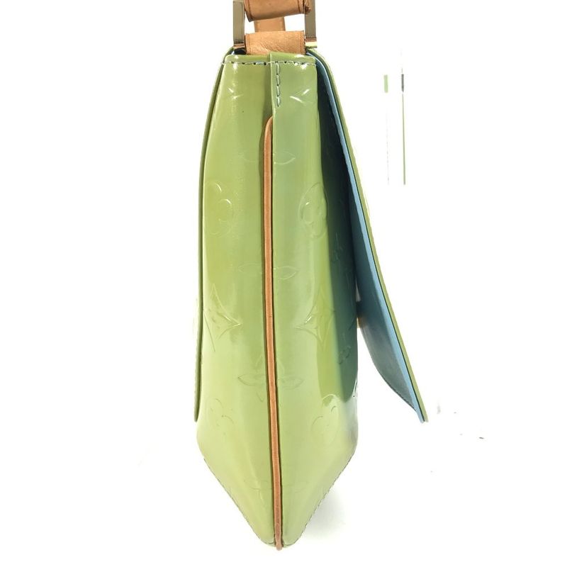 Louis Vuitton Shoulder Bag Thompson Street M91009 Monogram Vernis Baby Blue