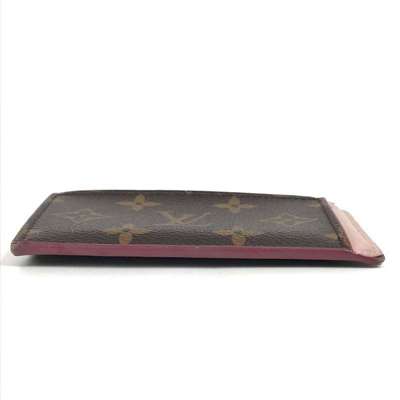 Louis Vuitton Coin Case Porte Cult Zip M67494 Monogram Canvas Pink