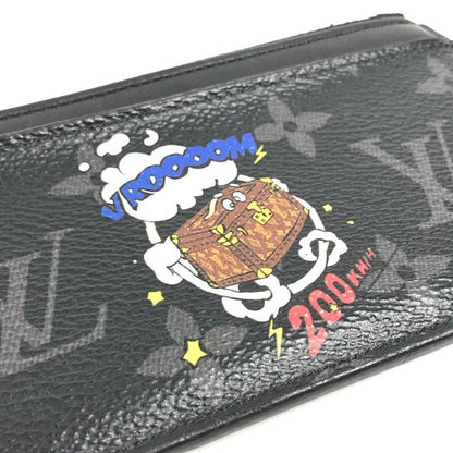 Louis Vuitton Coin Case Coin Card Holder M80932 Monogram Eclipse Canvas Black