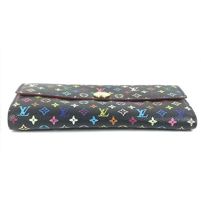 Louis Vuitton Long Wallet Portefeuille Sarah M93747 Monogram Multicolor Canvas