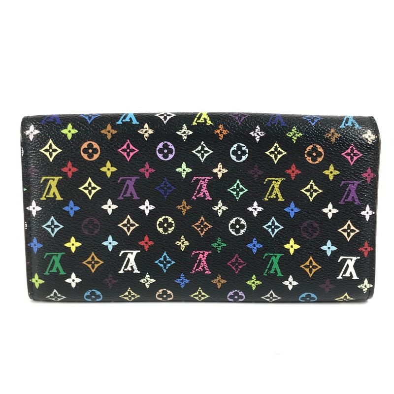 Louis Vuitton Long Wallet Portefeuille Sarah M93747 Monogram Multicolor Canvas