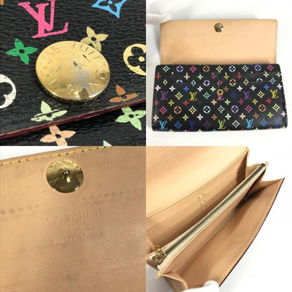 Louis Vuitton Long Wallet Portefeuille Sarah M93747 Monogram Multicolor Canvas