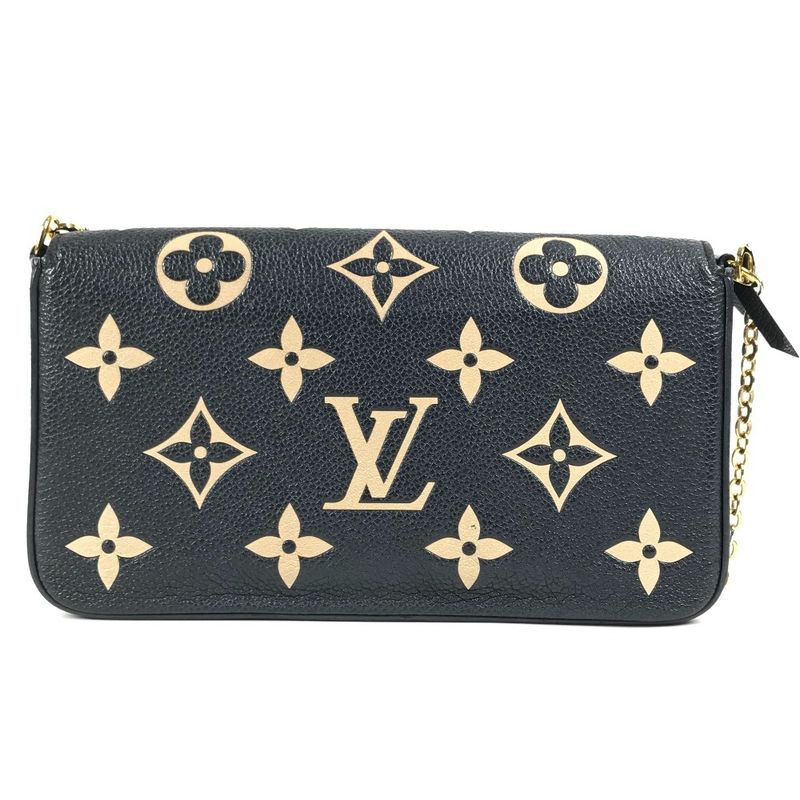 Louis Vuitton Long Wallet Pochette Felicie M82479 Monogram Empreinte Leather