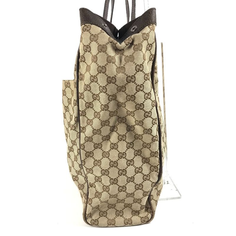 Gucci Shoulder Bag GG Logo 152601 GG Canvas/leather Beige