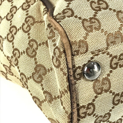 Gucci Shoulder Bag GG Logo 152601 GG Canvas/leather Beige