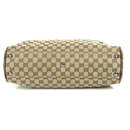 Gucci Shoulder Bag GG Logo 152601 GG Canvas/leather Beige