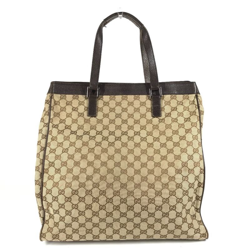 Gucci Shoulder Bag GG Logo 152601 GG Canvas/leather Beige