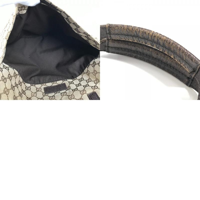 Gucci Shoulder Bag GG Logo 152601 GG Canvas/leather Beige