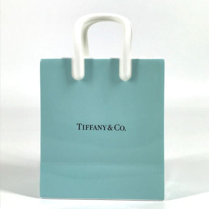 Tiffany & Co Tiffany & Co Small Bag Shopping Bag Shape Logo Ceramic Blue