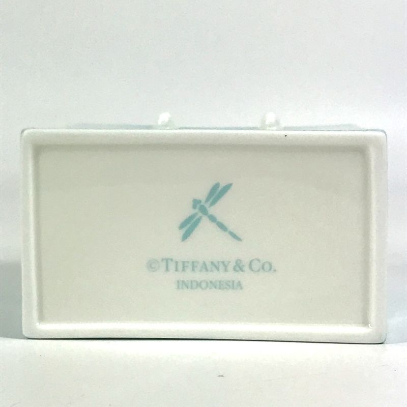 Tiffany & Co Tiffany & Co Small Bag Shopping Bag Shape Logo Ceramic Blue